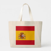 Spanien-Flagge Jumbo Stoffbeutel (Rückseite)