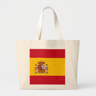Spanien-Flagge Jumbo Stoffbeutel