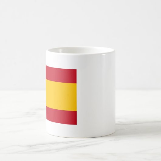 Spanien Flagge Kaffeetasse (Mittel)
