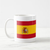 Spanien Flagge Kaffeetasse (Links)