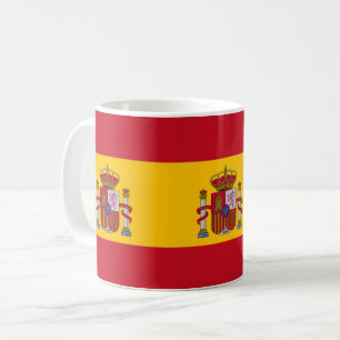 Spanien Flagge Kaffeetasse