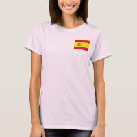 Spanien Flagge + Karte T - Shirt