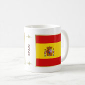 Spanien Flagge + Karte Tasse (VorderseiteRechts)