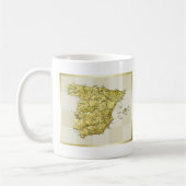 Spanien Flagge + Karte Tasse (Links)