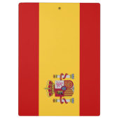 Spanien-Flagge Klemmbrett (Rückseite)