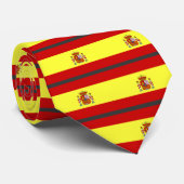 Spanien-Flagge Krawatte (Gerollt)