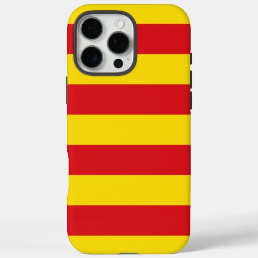 Spanien: Flagge La Senyera Katalonien Case-Mate iPhone Hülle (Rückseite)