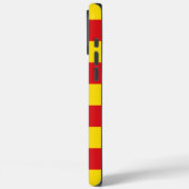 Spanien: Flagge La Senyera Katalonien Case-Mate iPhone Hülle (Rückseite / Links)