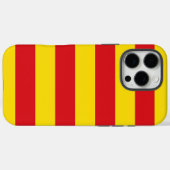 Spanien: Flagge La Senyera Katalonien Case-Mate iPhone Hülle (Rückseite (Horizontal))