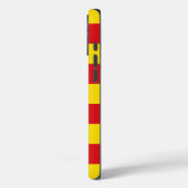 Spanien: Flagge La Senyera Katalonien Case-Mate iPhone Hülle (Rückseite / Links)