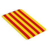 Spanien: Flagge La Senyera Katalonien Magnet (Rechte Seite)