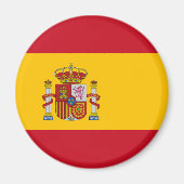 Spanien Flagge Magnet (Vorne)