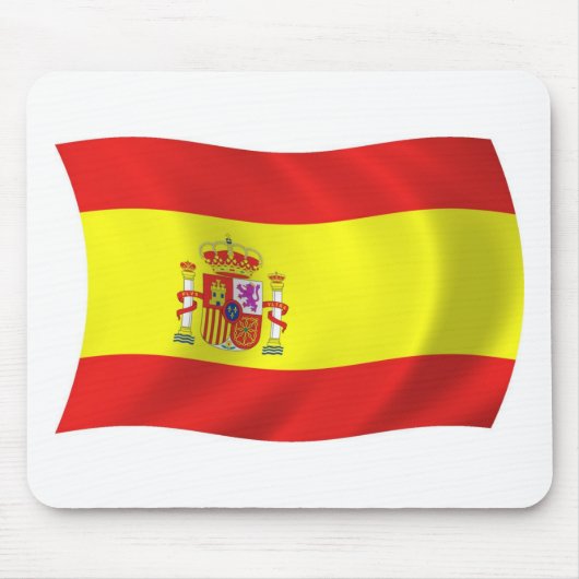 Spanien Flagge Mauspad (Vorne)