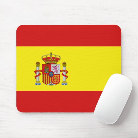 Spanien-Flagge Mousepad (Mit Mouse)