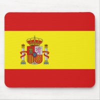 Spanien-Flagge Mousepad