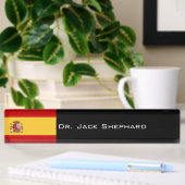 Spanien-Flagge Namensplakette
