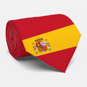 Spanien Flagge Neck Tie Krawatte (Gerollt)