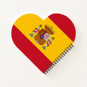 Spanien Flagge Notizblock (Rückseite)