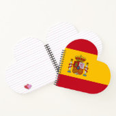 Spanien Flagge Notizblock (Innenseite)