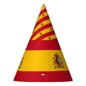 Spanien-Flagge Partyhütchen (Links)