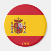 Spanien Flagge Patriotic Magnet (Vorne)