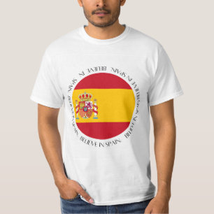 Spanien-Flagge Patriotische Kleidung  T-Shirt