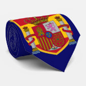 Spanien-Flagge personalisiert Krawatte (Gerollt)
