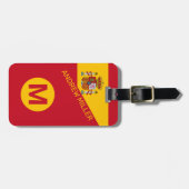 Spanien Flagge Personalisiert modernes Reisegepäck Gepäckanhänger (Vorderseite horizontal)