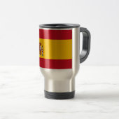 Spanien Flagge Reisebecher (VorderseiteRechts)