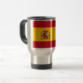 Spanien Flagge Reisebecher (Vorderseite Links)