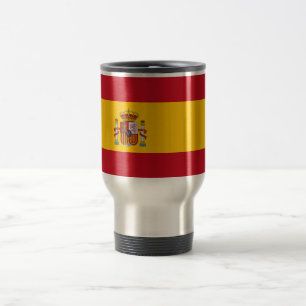 Spanien-Flagge Reisebecher