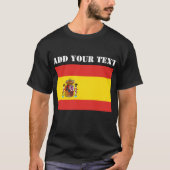 Spanien Flagge Spanisches Fußball Fußball Patrioti T-Shirt (Vorderseite)
