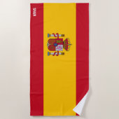 Spanien Flagge Splendid Patriotic Strandtuch (Vorderseite)