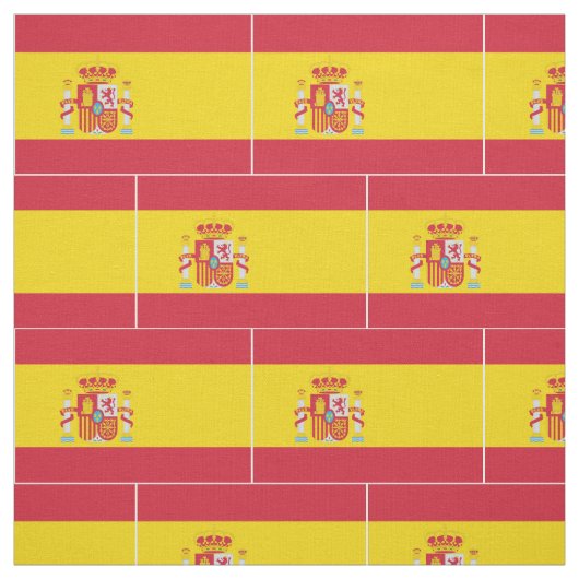 Spanien-Flagge Stoff (Muster)