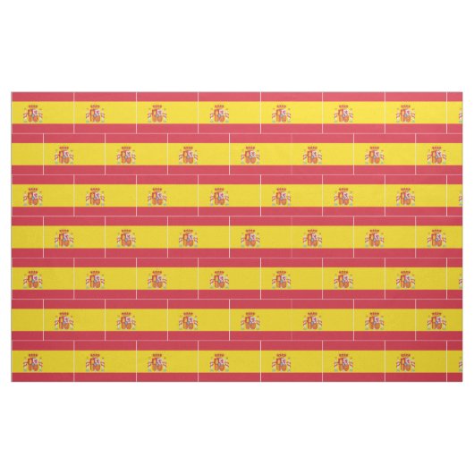 Spanien-Flagge Stoff (Fat Quarter (45,7 x 55,9 cm))