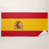 Spanien-Flagge Strandtuch (Vorderseite)