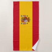 Spanien-Flagge Strandtuch (Vorderseite)