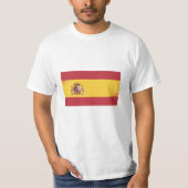 Spanien Flagge T-Shirt (Vorderseite)