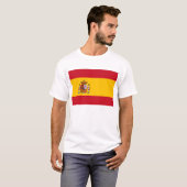 Spanien Flagge T-Shirt (Vorne ganz)