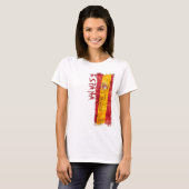 Spanien-Flagge T-Shirt (Vorne ganz)