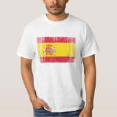 Spanien-Flagge T-Shirt (Vorderseite)