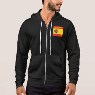 Spanien Flagge Weltmeisterschaft 2022 Fußball Hoodie