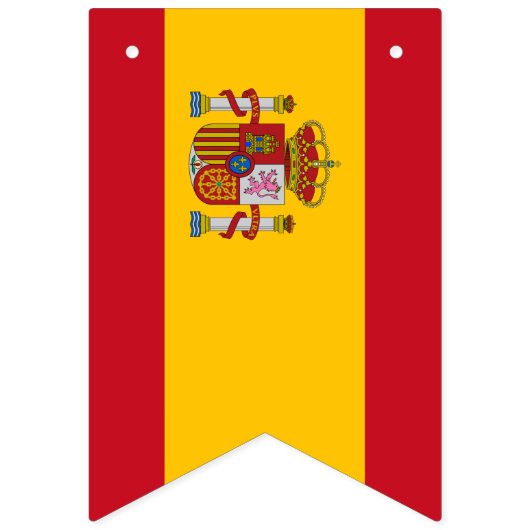 Spanien-Flagge Wimpelkette (Zweite Fahne)