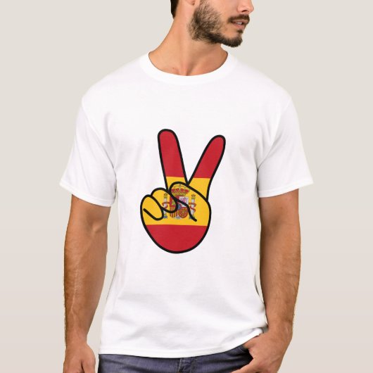 Spanien Flagge / Zeichen T-Shirt (Vorderseite)