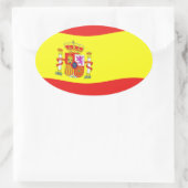 Spanien Flaggen Aufkleber (Tasche)