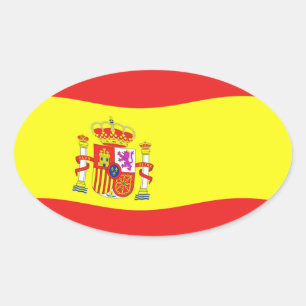 Spanien Flaggen Aufkleber