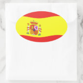 Spanien Flaggen Aufkleber (Tasche)