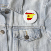 Spanien-Flaggen-Karte Größengleich Button (Beispiel)