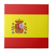 Spanien-Flaggen-Keramik-Fliese Fliese (Vorderseite)