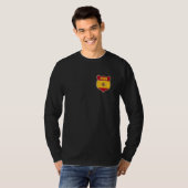 Spanien-Flaggen-Patch für spanische Menschen und d T-Shirt (Vorne ganz)